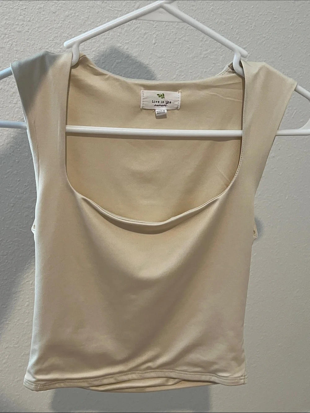 Small Cream Tank Blouse